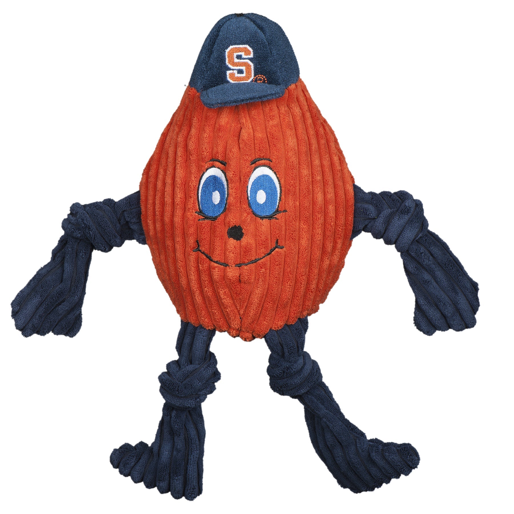 Dog Toy NCAA Syracuse University Otto the Orange Knottie - main product image for dog toy