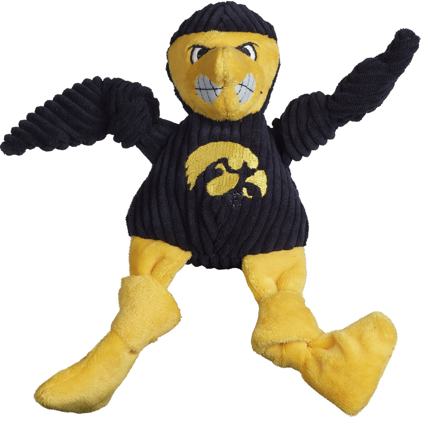 Dog Toy NCAA University of Iowa Herky the Hawk Knottie Essen - main product image for dog toy