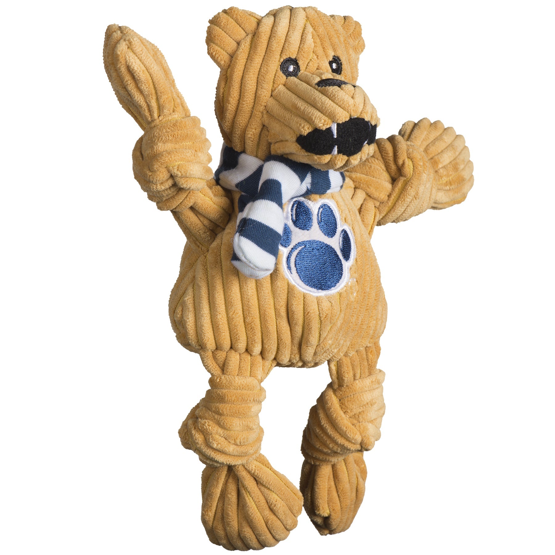 Dog Toy NCAA Penn State University Nittany Lion Knottie - lifestyle product image for dog toy