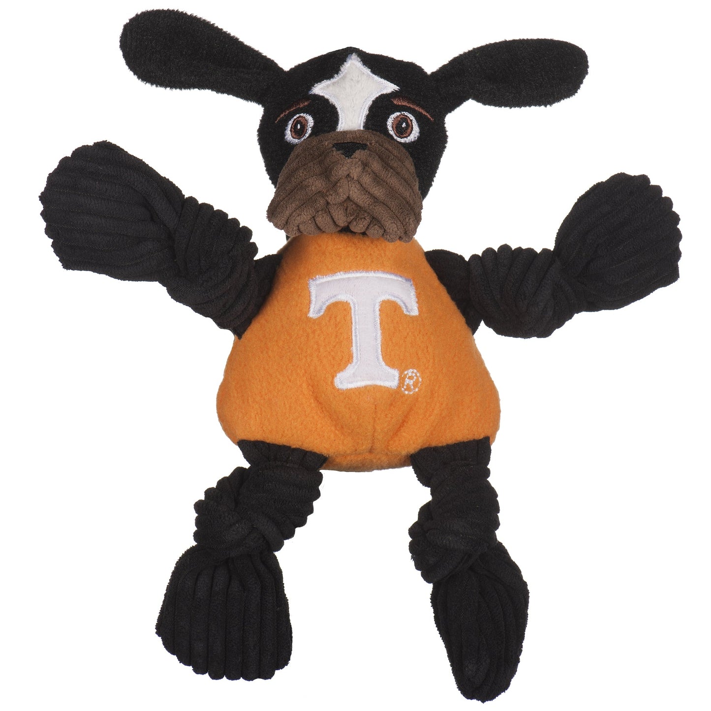 Dog Toy NCAA University of Tennessee Smokey Knottie Plush - lifestyle product image for dog toy