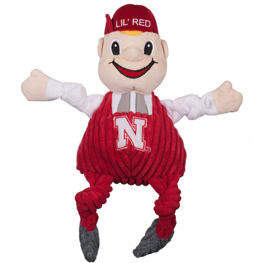 Dog Toy NCAA University of Nebraska Lil Red Knottie Plush main product image for dogs and cats