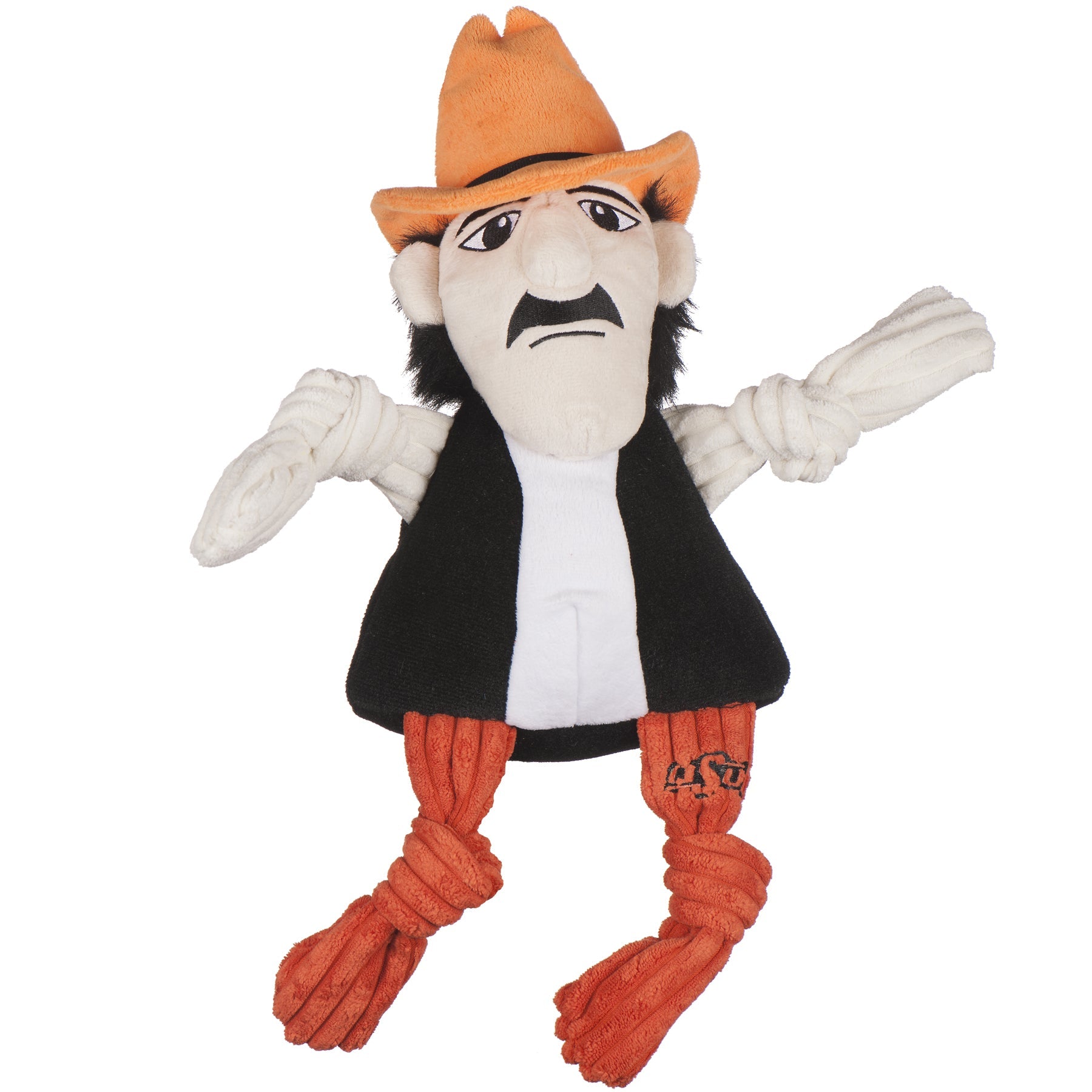 Dog Toy NCAA Oklahoma State University Mascot Knottie Plush - main product image for dog toy