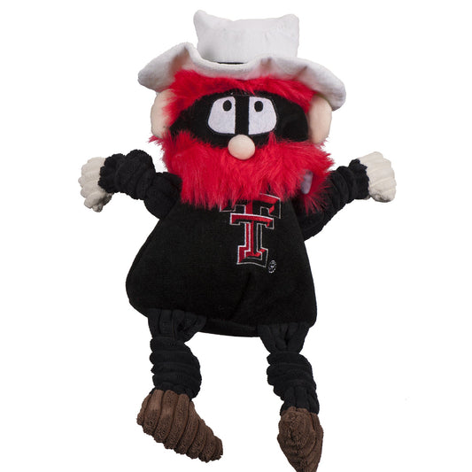 Dog Toy NCAA Texas Tech University Raider Red Knottie Plush main product image for dogs and cats