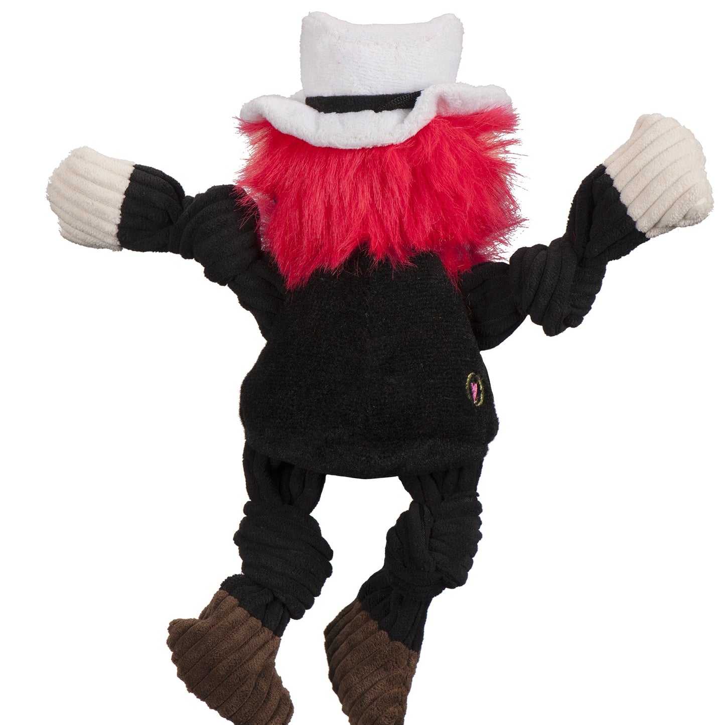 Dog Toy NCAA Texas Tech University Raider Red Knottie Plush - detail product image for dog toy