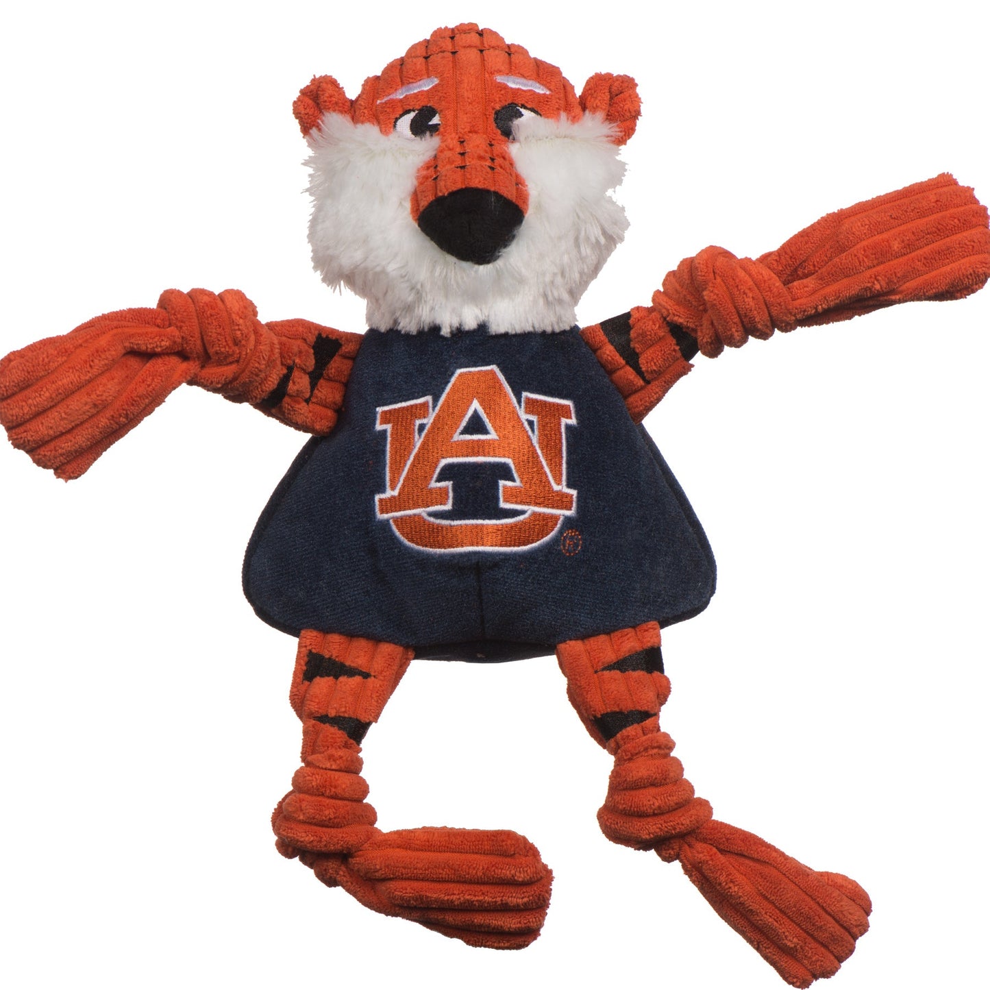 Dog Toy NCAA Auburn University Aubie the Tiger Knottie Plush - main product image for dog toy