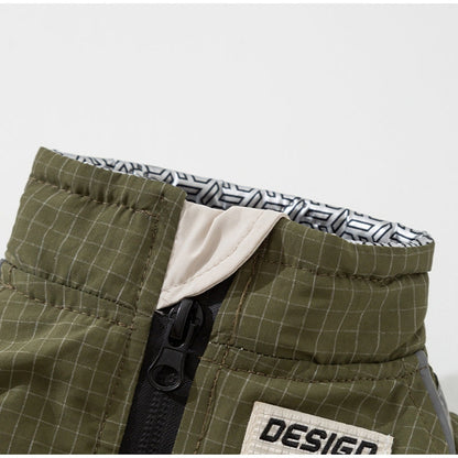 Autumn And Winter Dog, Small And Medium-sized Dog, Checkered