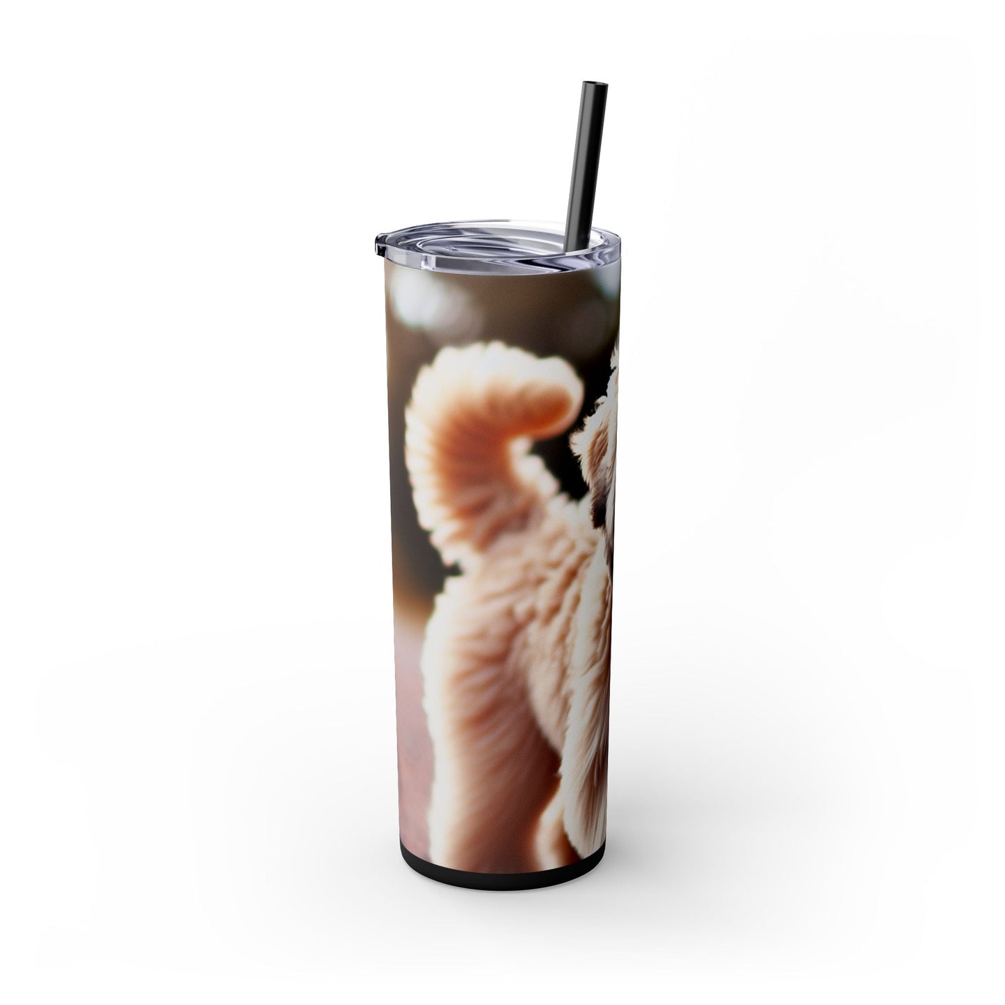 Soft Coated Wheaten Terrier Skinny Tumbler with Straw, 20oz