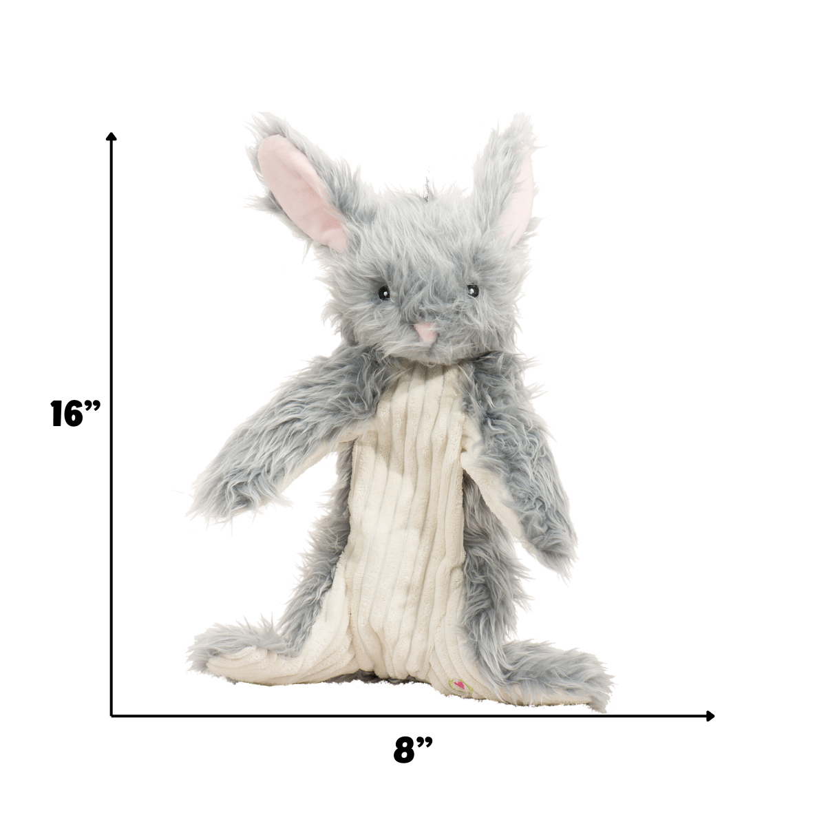 Dog Toys-Birch Bunny X-Brace Durable Squeaky Plush Dog Toy