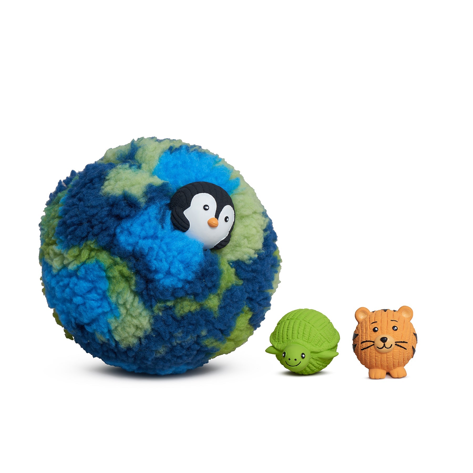 Pet Toy HuggleSnuffles SnuffleSphere Puzzle Ball for Comfort - close up product image for pet toy