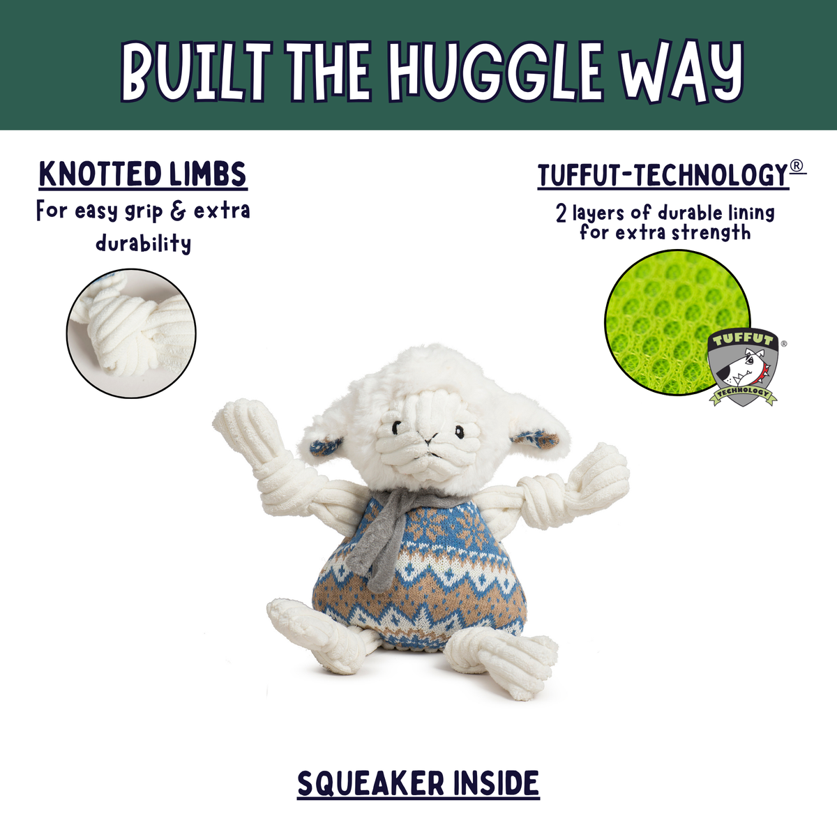Purrfect Kingdom™ - Leo Lamb Knottie Plush Daily Comfort Toy