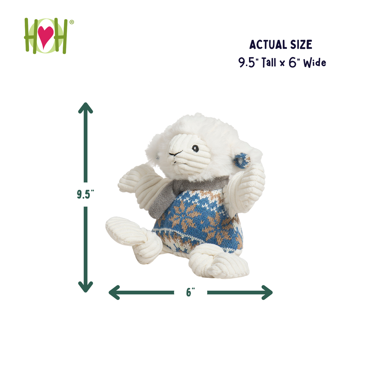 Purrfect Kingdom™ - Leo Lamb Knottie Plush Daily Comfort Toy