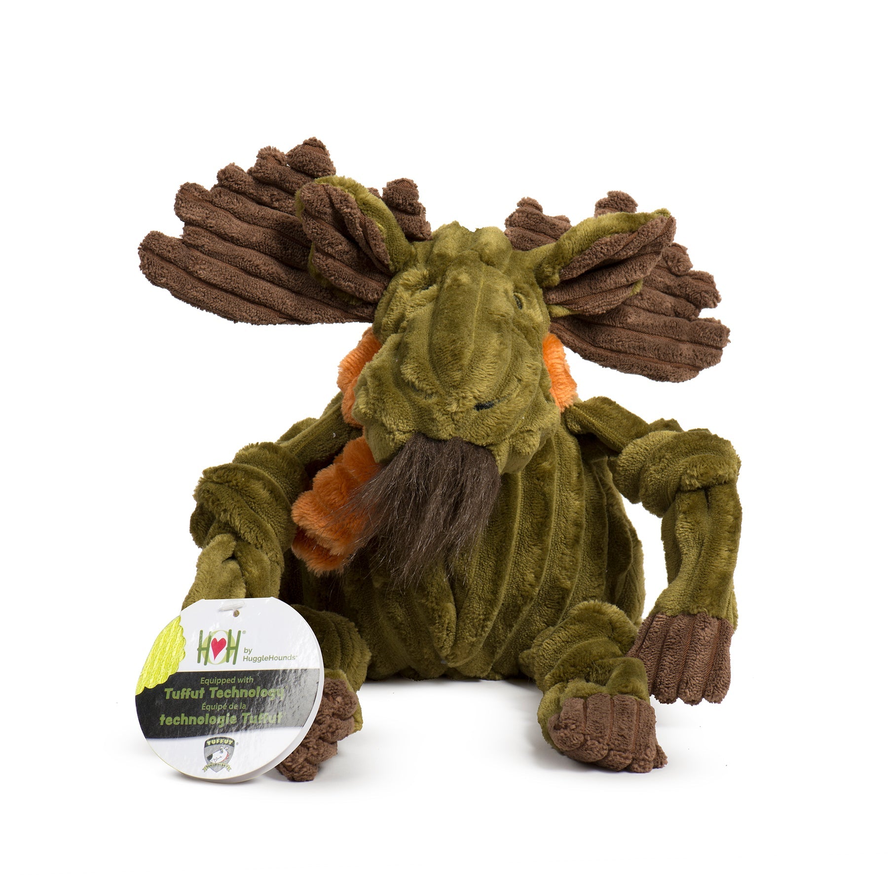 Dog Toy Milo Moose Plush Toy Knottie for Daily Use Essential - lifestyle product image for dog toy
