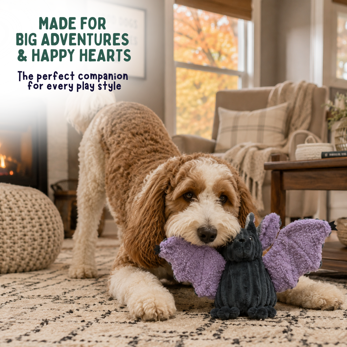 Purrfect Kingdom™ - Baxter Bat Halloween Festive Comfort Toy
