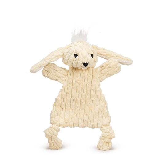 Plush Dog Toy - Bobbi Bunny HuggleFlatties Durable Chew