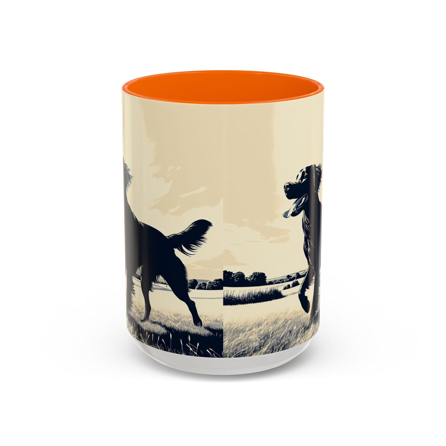 Flat Coated Retriever Accent Coffee Mug - Perfect Gift for
