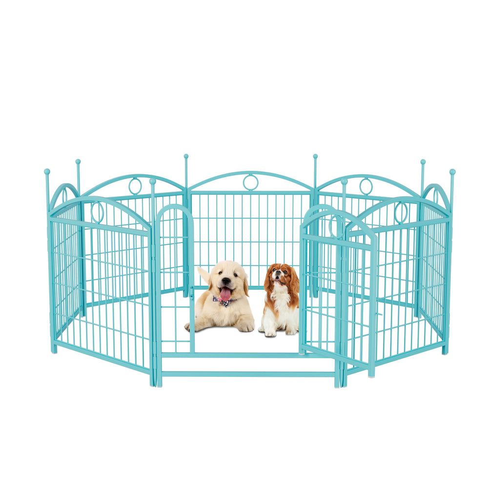 Dog Playpen 24" 8 Panels Heavy Duty Exercise Pen