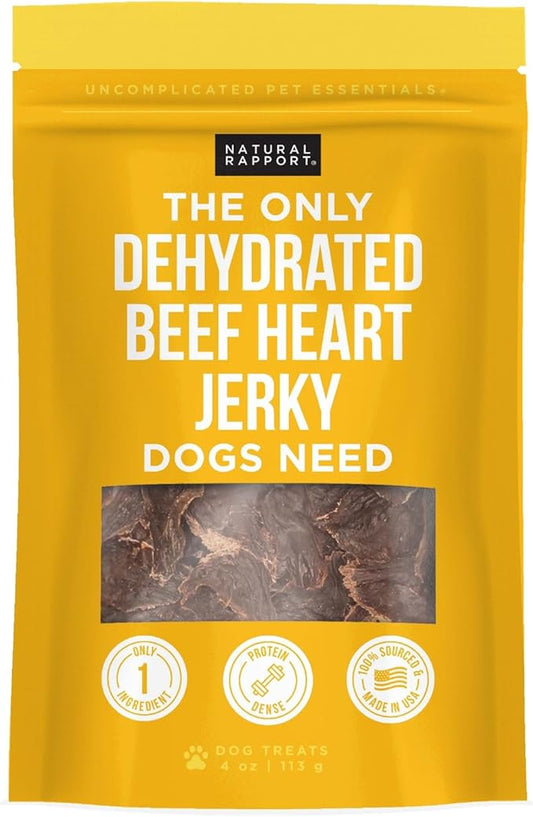 Natural Rapport The Only Dehydrated Beef Heart Jerky Dogs - main product image
