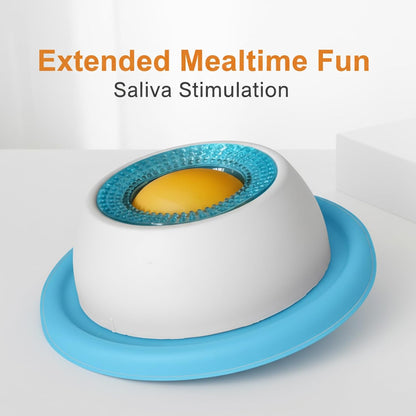 slow feeder pet bowl for liquid treats