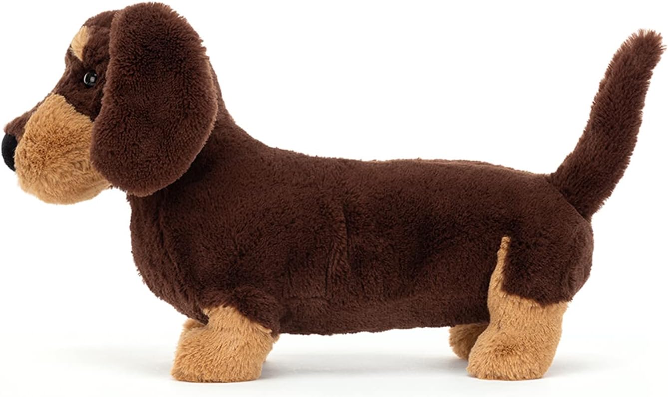 Jellycat Otto Sausage Dog Stuffed Animal, Medium 11.5 inches - Dogs and Puppies Plush Toy - Classic Children's Gift