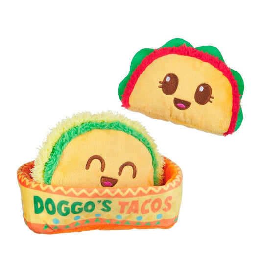 Doggos Tacos Plush Dog Toy Set - 3 Pc