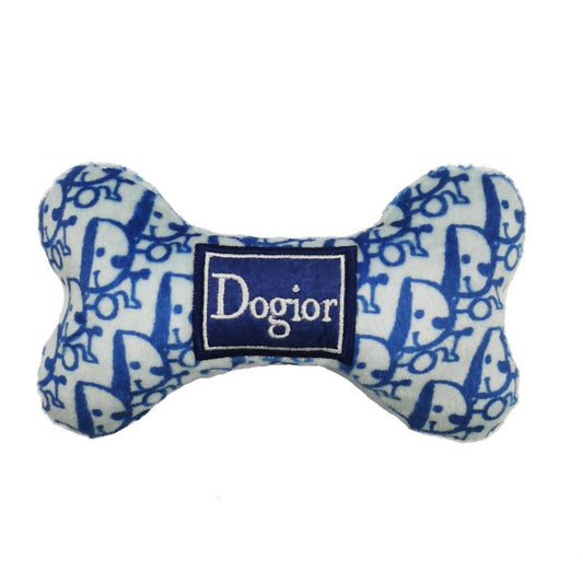 Dog-ior Bone Plush Squeak Dog Toy - 3 Sizes