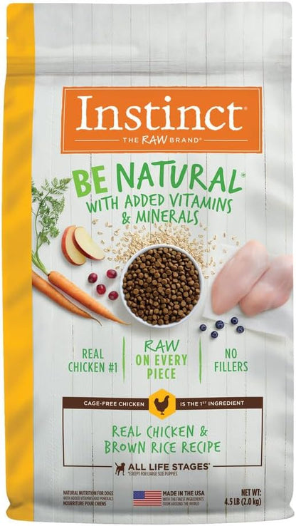 Instinct Be Natural Chicken & Brown Rice Dry Dog (4.5lb)