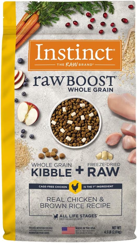 Instinct Raw Boost Whole Grain Chicken & Brown Rice Dry Dog (3.5lb) - Instinct - The Family Pet