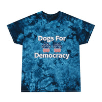 Dogs for Democracy Crystal Tie-Dye Tee Small - 2XL (2 colors)