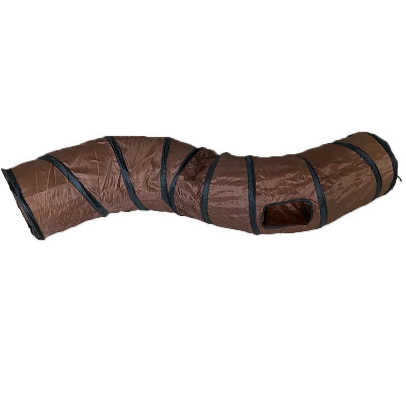 Purrfect Pet Kingdom Cat toy S-shaped cat tunnel foldable cat tunnel (Colorful) - Premium Cat Toys