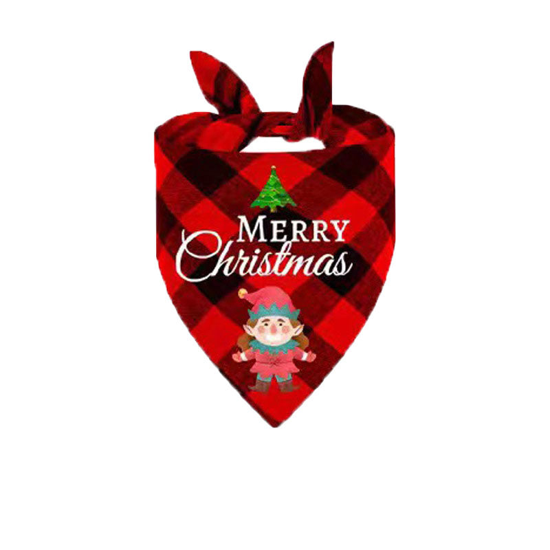 Christmas Day Border Protection Pet Small, Medium, and Large Dogs, Dogs, Cats, Teddy Triangular Towels, Water Jars - Purrfect Pet Kingdom