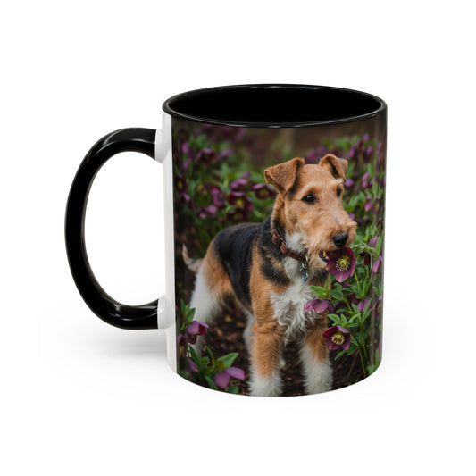 Wire Fox Terrier Accent Coffee Mug - Perfect Gift for Dog Lovers