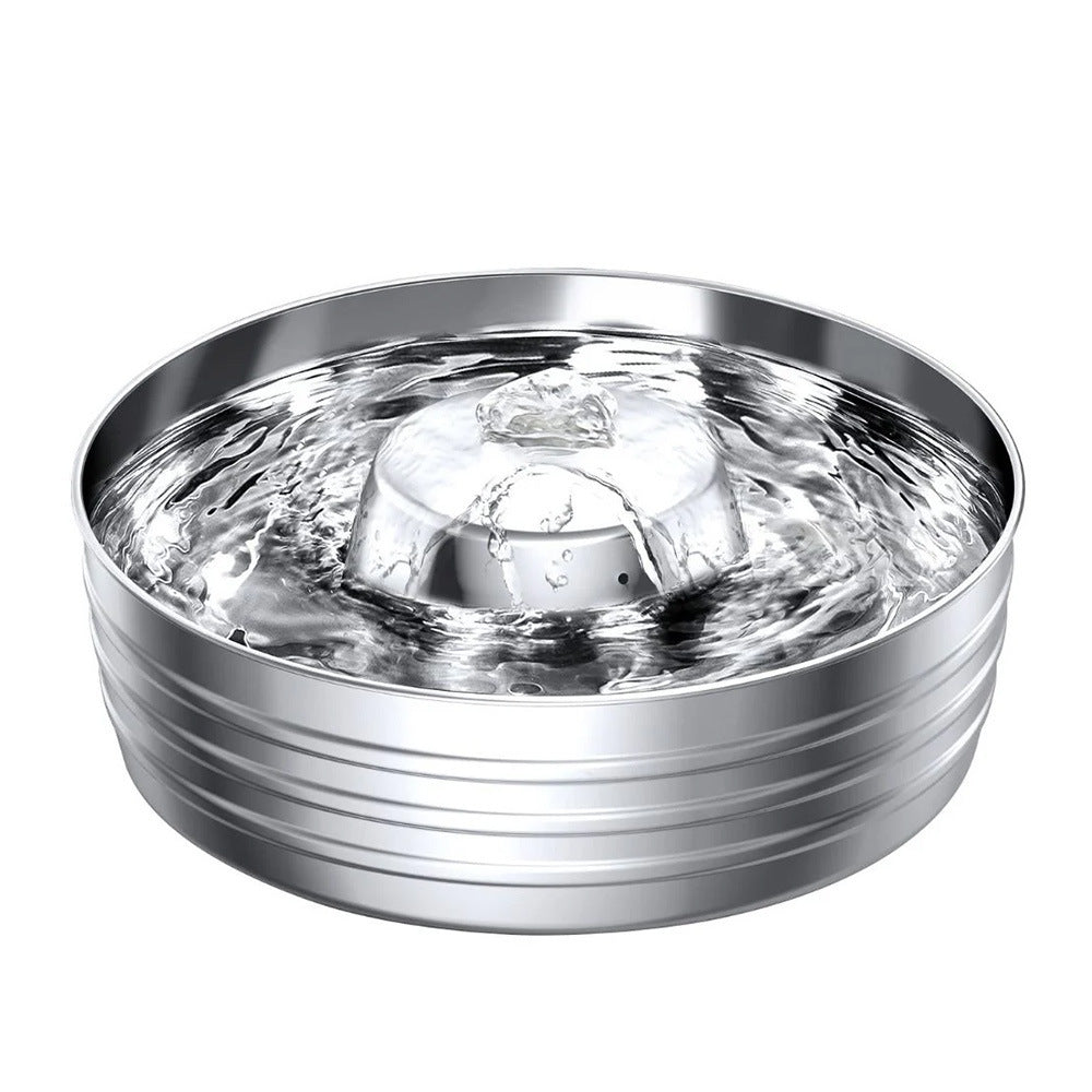 Stainless Steel Smart Pet Water Dispenser with Automatic Circulation and Filtration, Large Capacity Feeder for Cats and Dogs