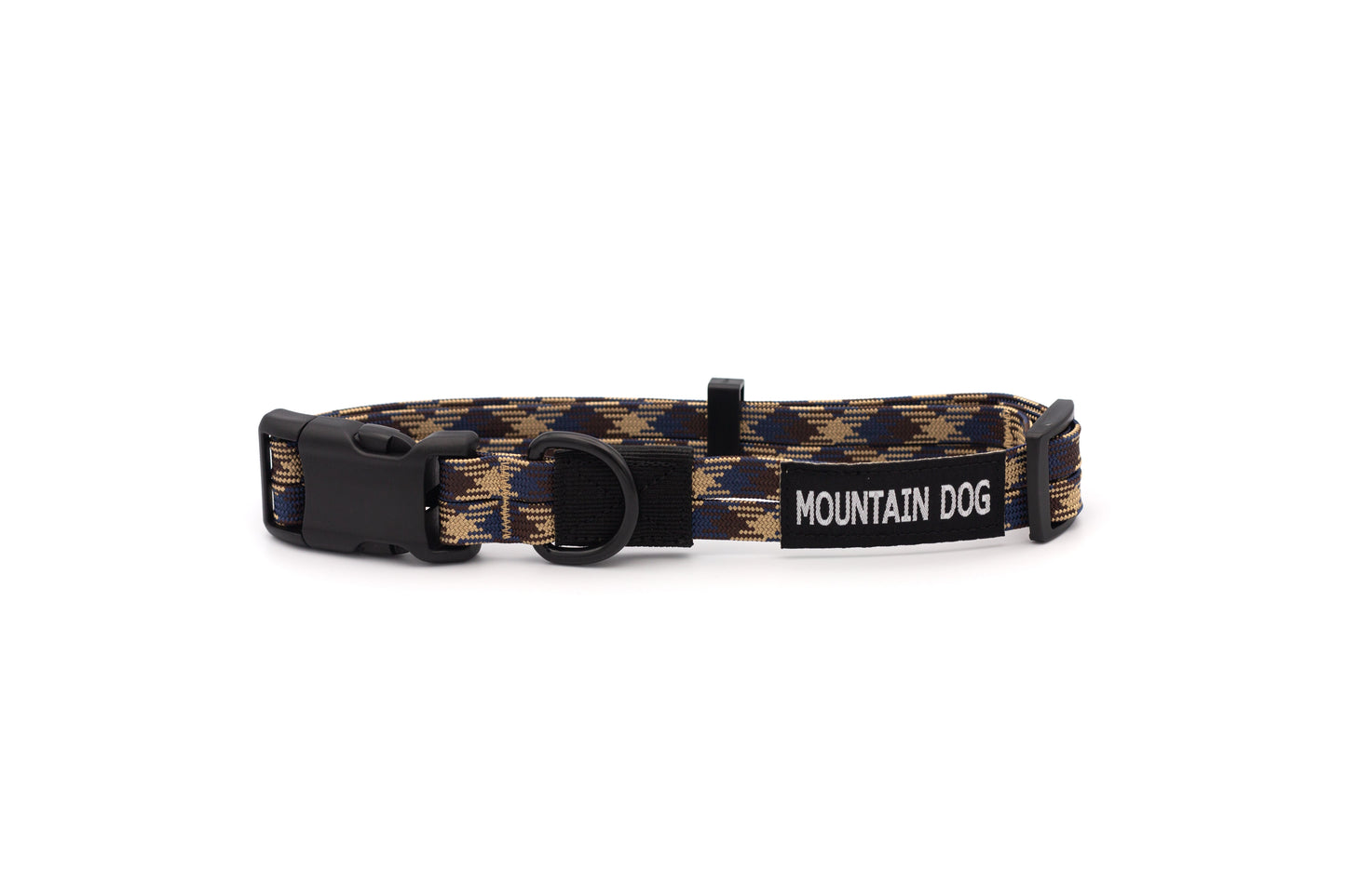 Adventure Style Mountain Argyle Climbing Rope Dog Collar - Dog Harnesses - Euro - Dog Collars and Leads - L 1" Wide 15" - 24" Range - sku - 43919196651716