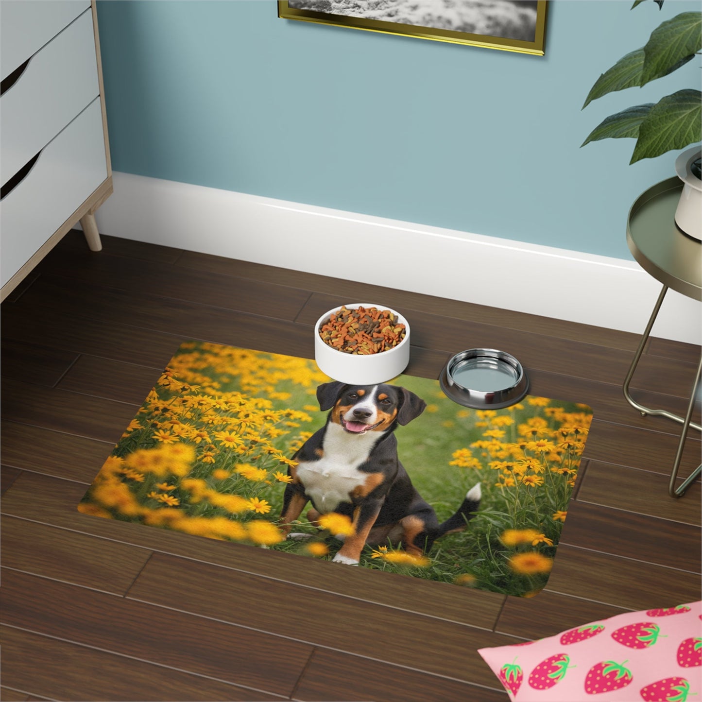 Pet Food Mat (12x18) - Entlebucher Mountain Dog