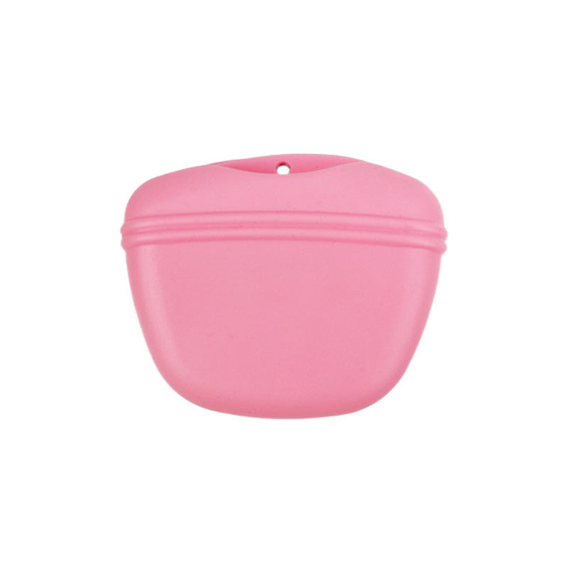 Silicone Pet Training Bag Dog Treat Bag Outdoor Training Snack Waist Bag - Purrfect Pet Kingdom