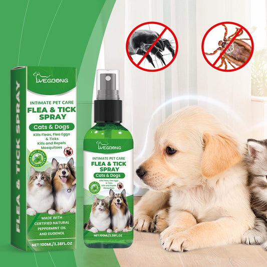 Pet Insect Repellent Spray, Dog And Cat Hair And Skin Insect Repellent Daily Gentle Cleaning And Care Agent - Purrfect Pet Kingdom