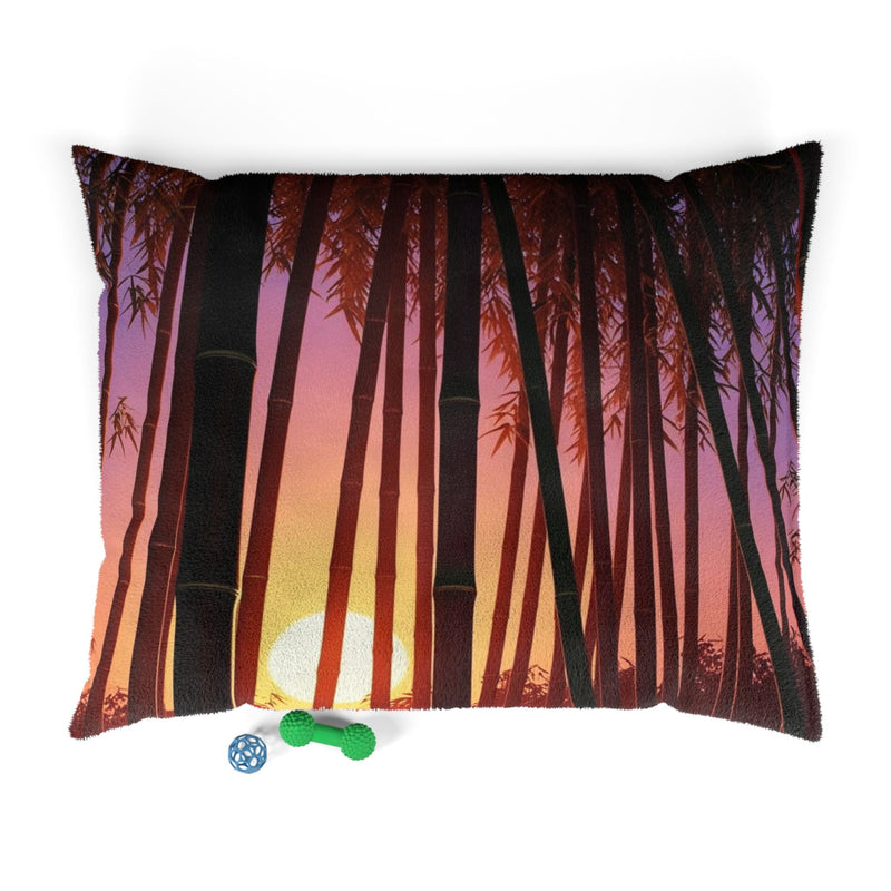 Bamboo Forest Sunrise Pet Bed