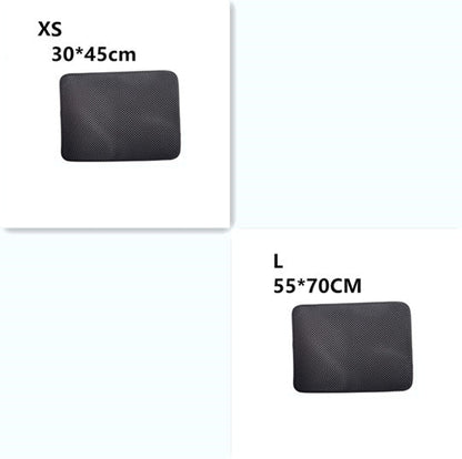 Double Layer Cat Litter Trapping Mat — Waterproof Bed Pad for Litter Box