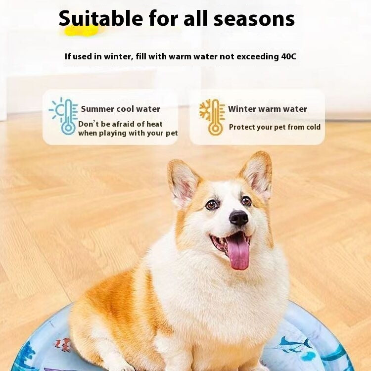 Self-Cooling Pet Water Bed - Waterproof Summer Ice Pad