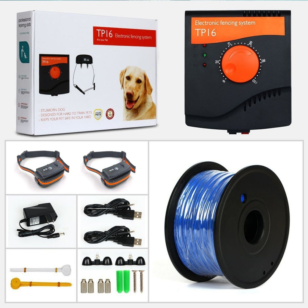 Wireless electronic fence pet supplies electronic fence charging dog trainer - Purrfect Pet Kingdom