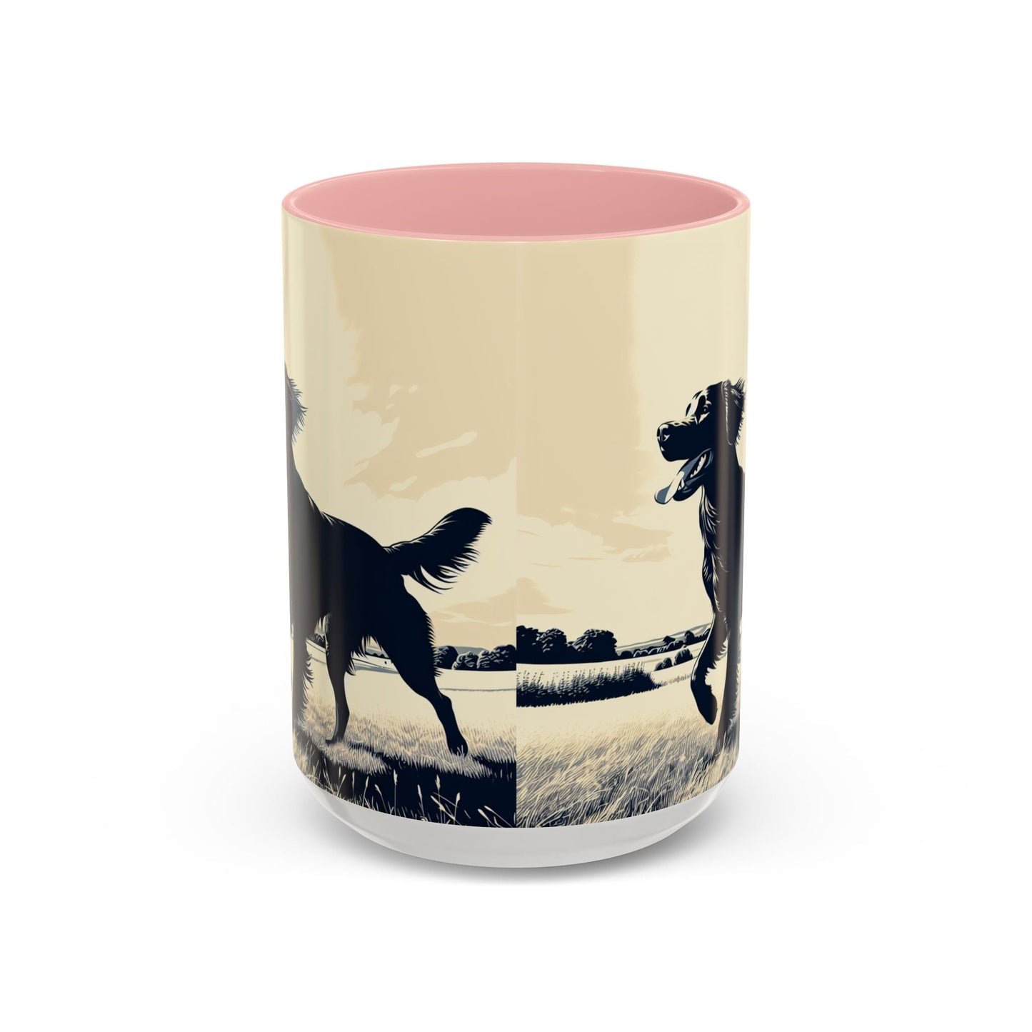 Flat Coated Retriever Accent Coffee Mug - Perfect Gift for
