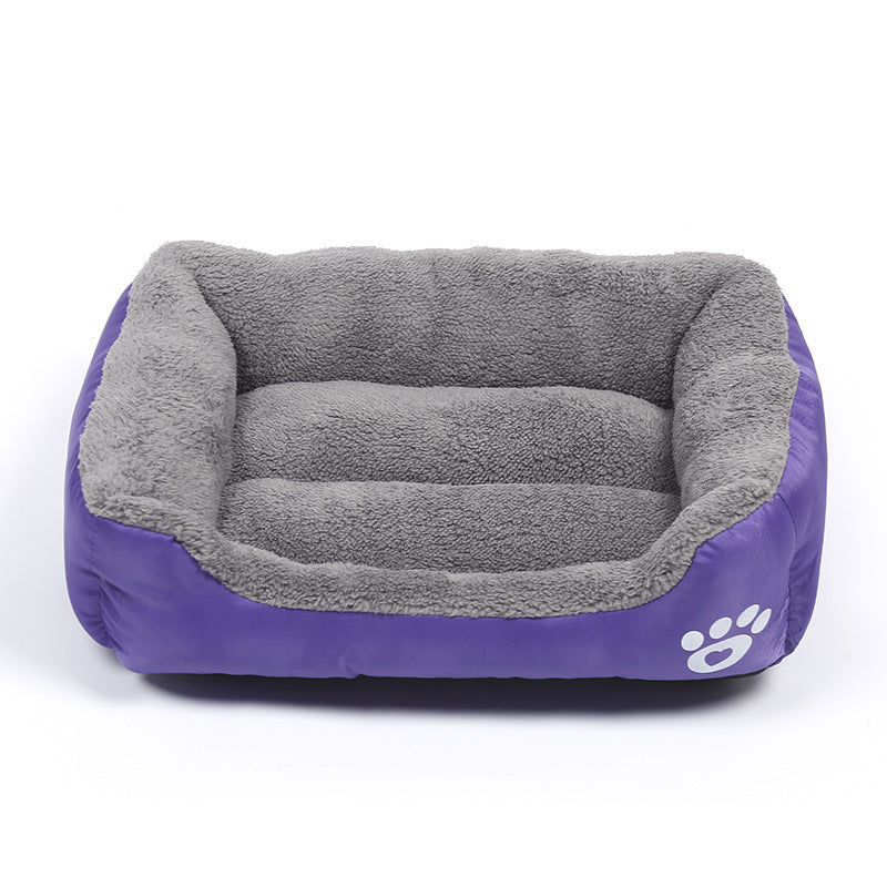 New, soft, and cozy fleece pet bed. Waterproof bottom. Suitable for small, medium & large pets. Keeps pets warm. - Purrfect Pet Kingdom