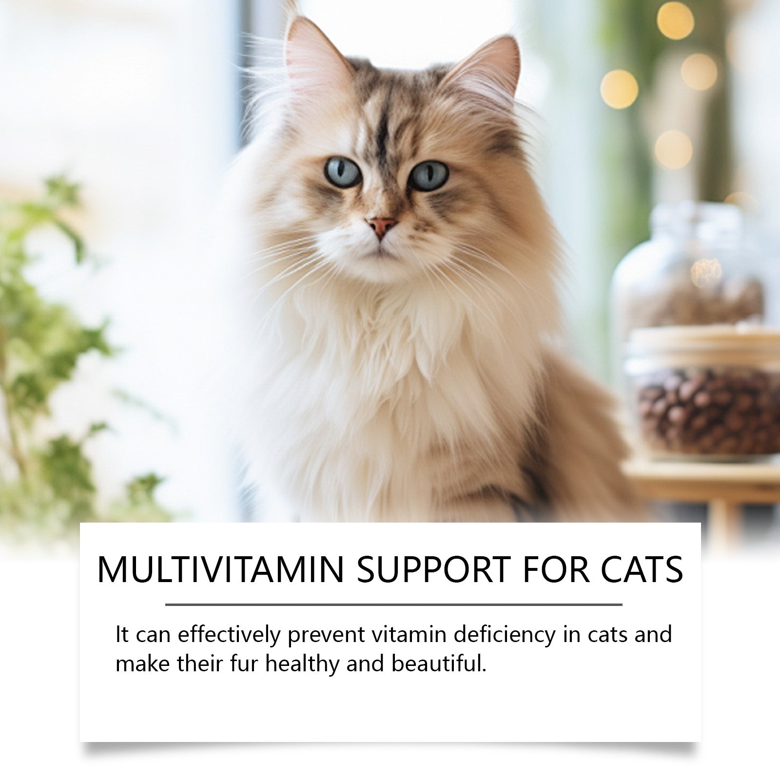 Pet Cat Multivitamin Tablets, Cats Supplement Vitamin Micronutrient Nutritional Supplements - Purrfect Pet Kingdom