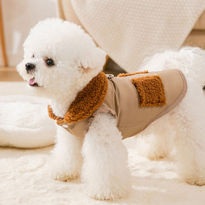 Dog Puppy Clothes Korean Style Coffee Sweater Fit Small Dog