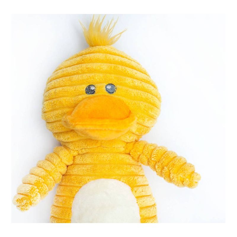 Thoozy Pet Tuff & Cuddly Yellow Duck Plush Dog Toy - 12.5"