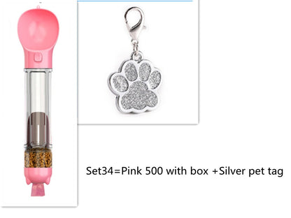 Pet multifunctional water cup Going with the dog