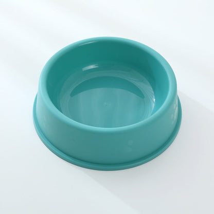 Pet Bowl Plastic Frosted Footprints Dog Cat Feeding Water