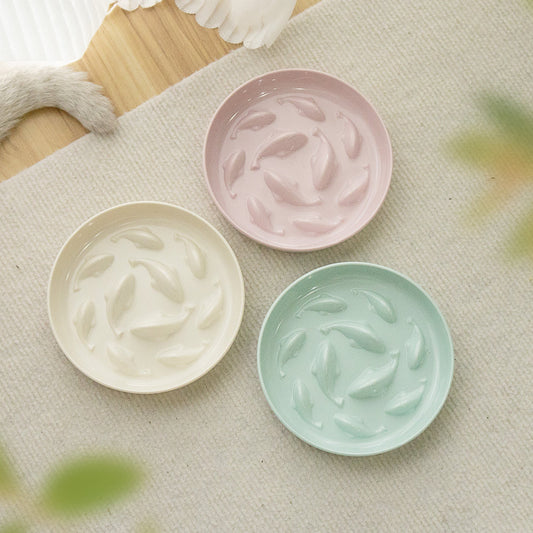 Dogs And Cats Slow Feeding Bowl Pet Bowl Cat Slow Tableware
