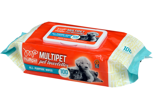 Multipet All - Purpose Wipes 100pk - Pet Wipes - The Family Pet