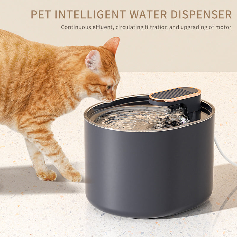Mute Cat Water Fountain - USB Electric Auto Pet Drinker
